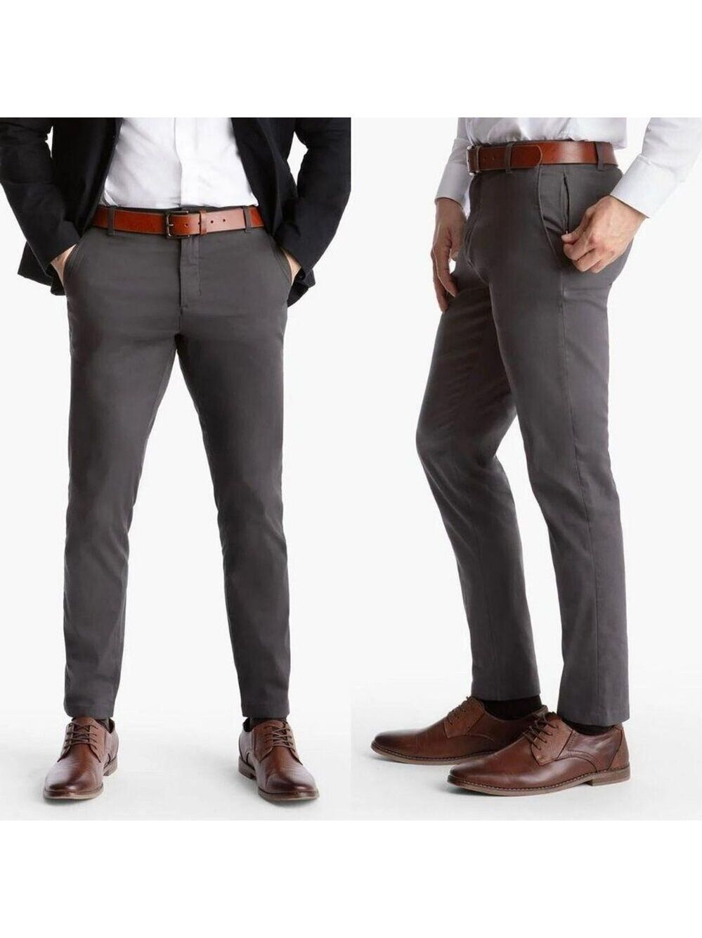 Birddogs Boom For Your Boomstick Pants Mens 34x32 Brown Tapered Leg Casual Chino